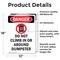 Signmission Do Not Climb In Or, 12 in W x Rectangle, Vinyl Decal OS-2PACK-DS-D-1218-V-2097 - alternate 6